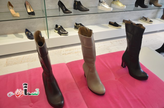  كفرقاسم : شوز فيفير ..وحملة خاصة بمناسبة الافتتاح وفصل الشتاء  سندريلا للأحذية النسائية وبتصميمات اوربية خاصة  